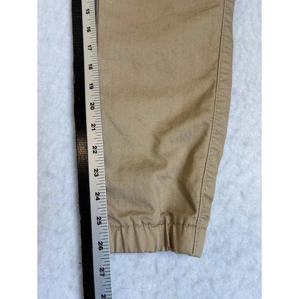 V.I.P. Juniors 17 Tan Twill Cargo Joggers‎ Athleisure Active Urban Streetwear